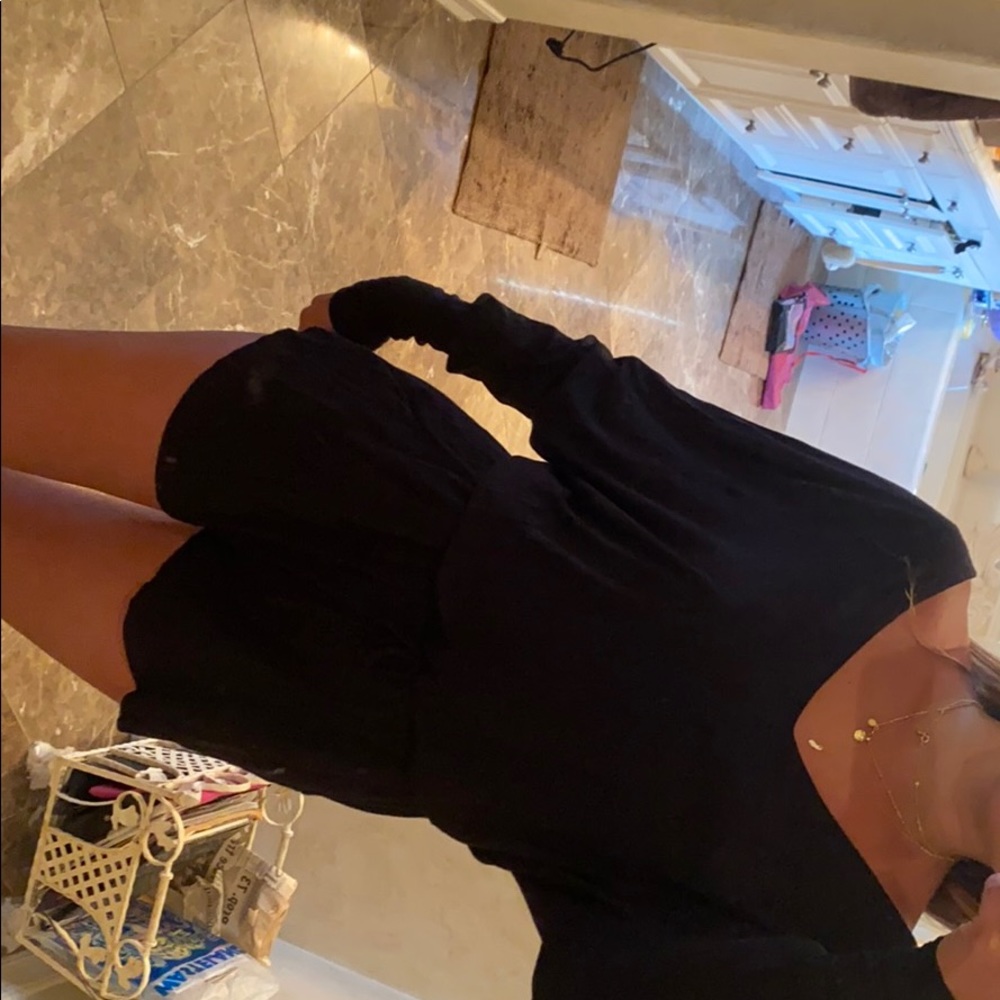 Black Long Sleeve Romper